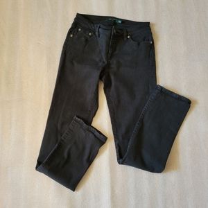 Ralph Lauren Denim Black Jeans Womens Size 4